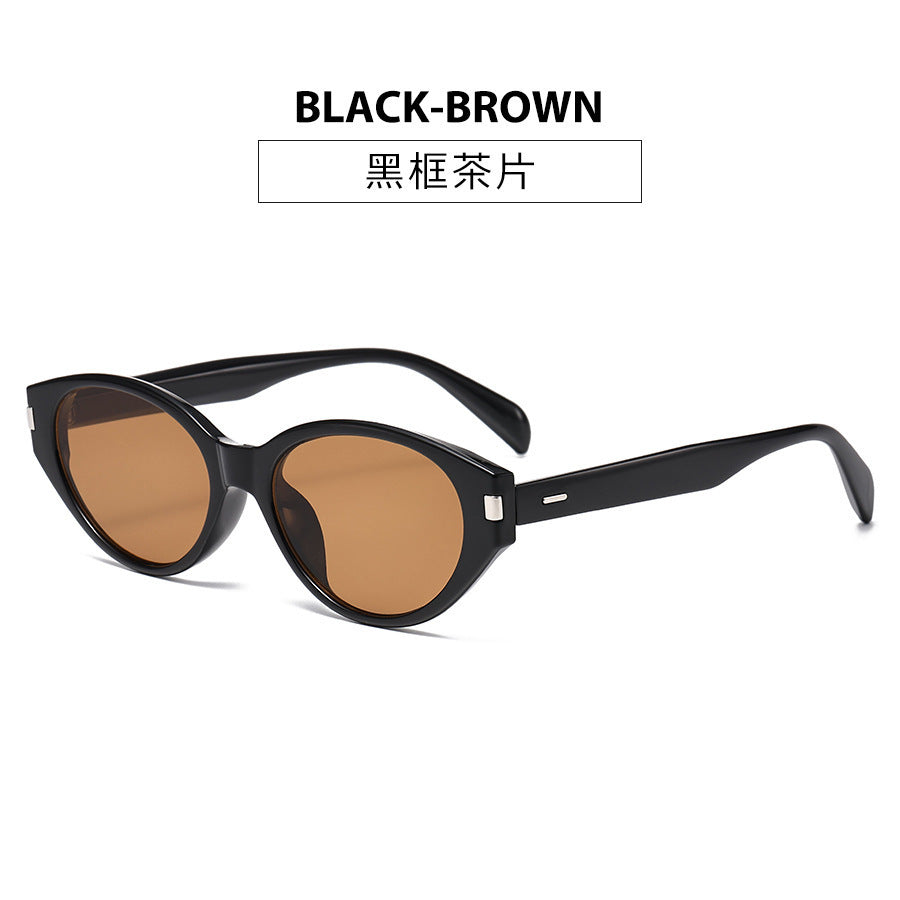 Wholesale Leopard print cat eye sunglasses for women with UV protection